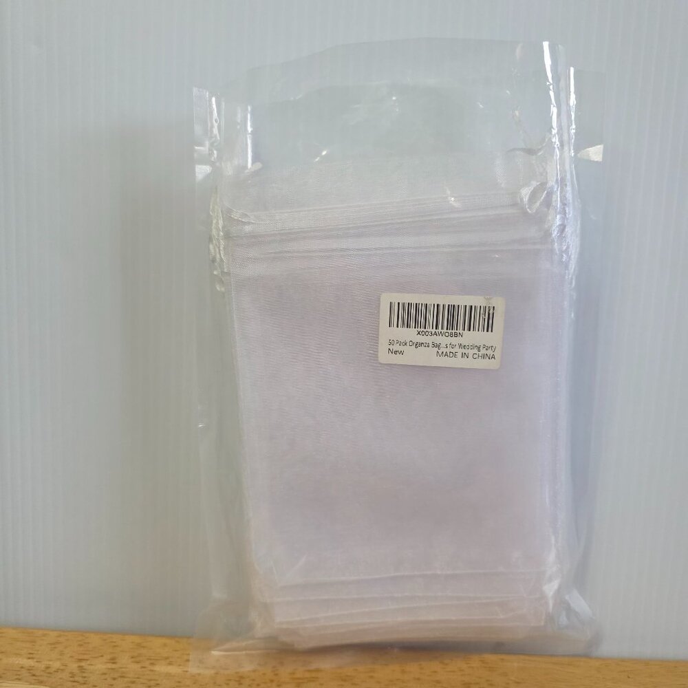 NWOT Organza Bags